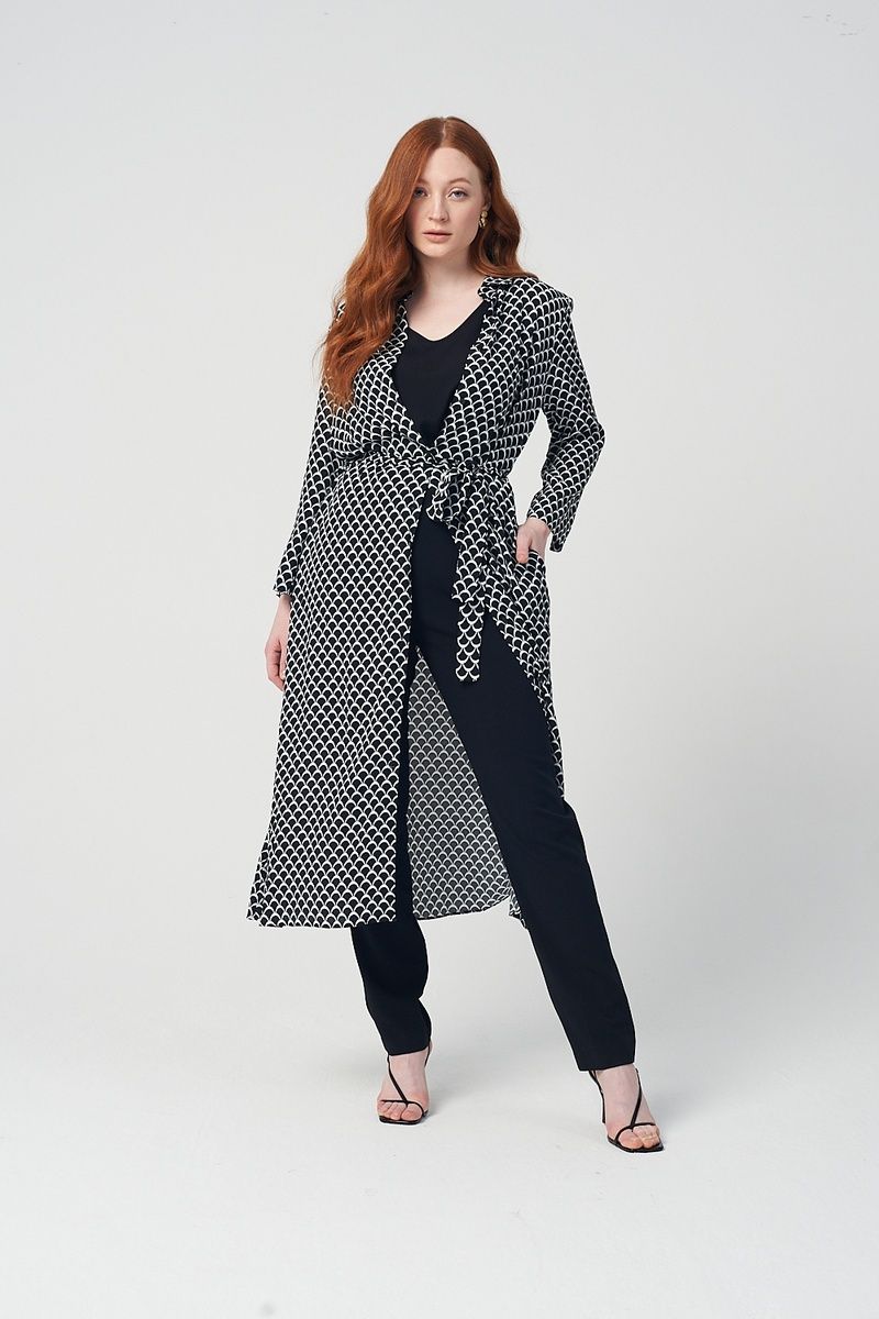 Платье из 100% вискозы черное Elena Mirò