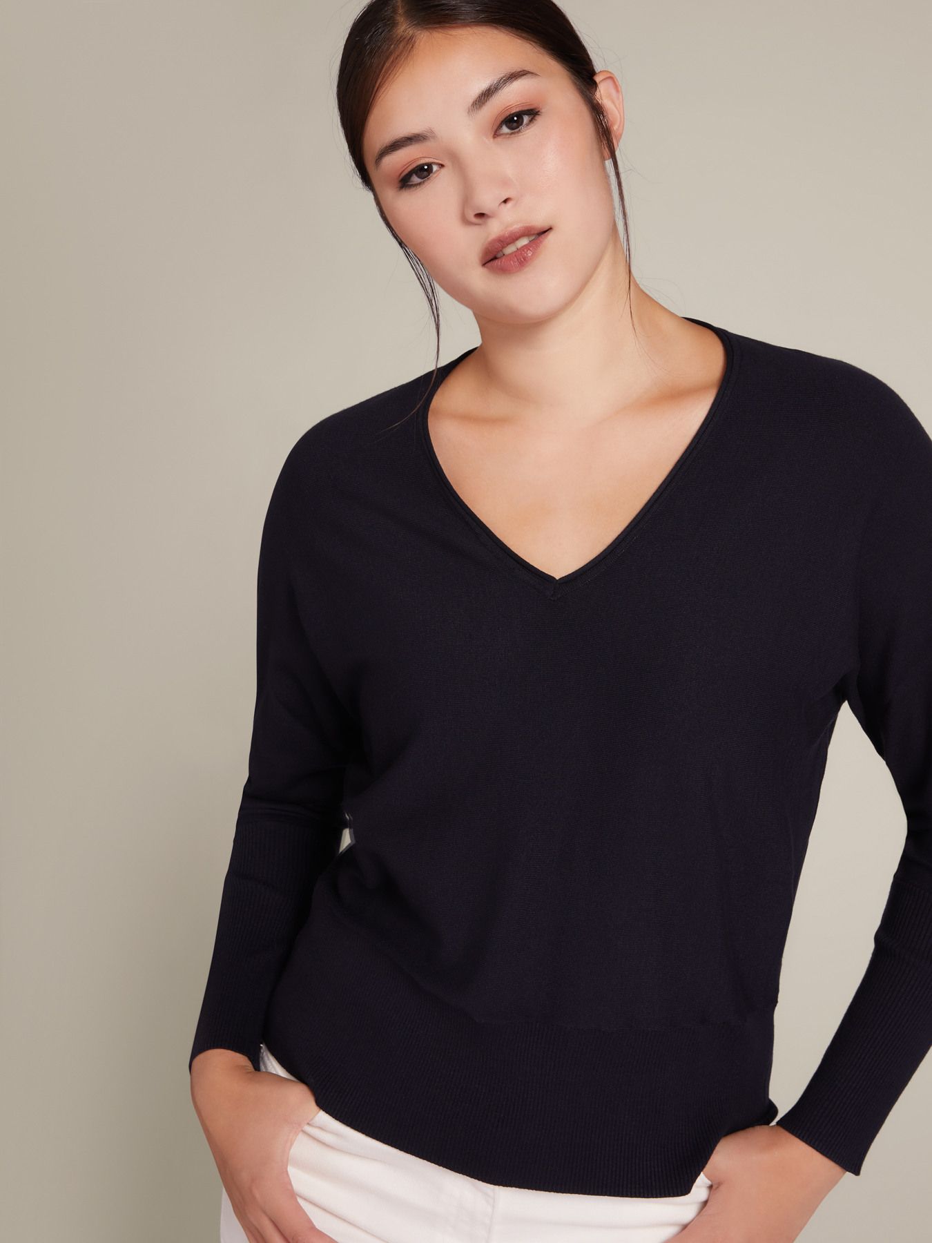 Пуловер из мягкой вискозы