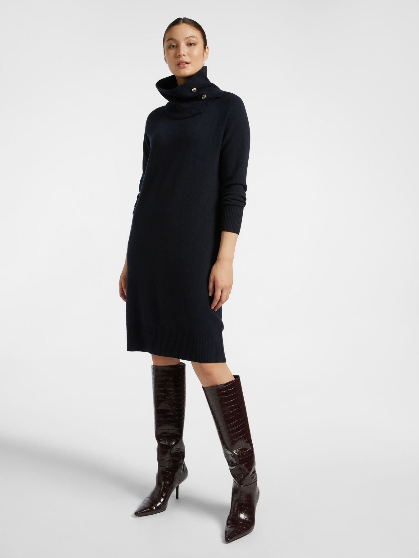 Платье из 100% шерсти