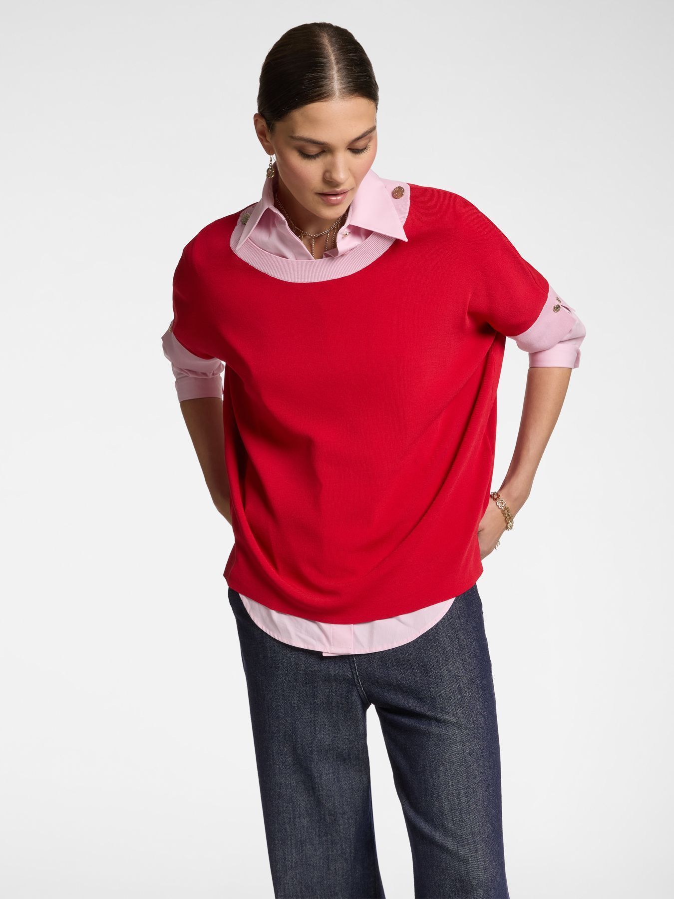 Джемпер из смесовой вискозы