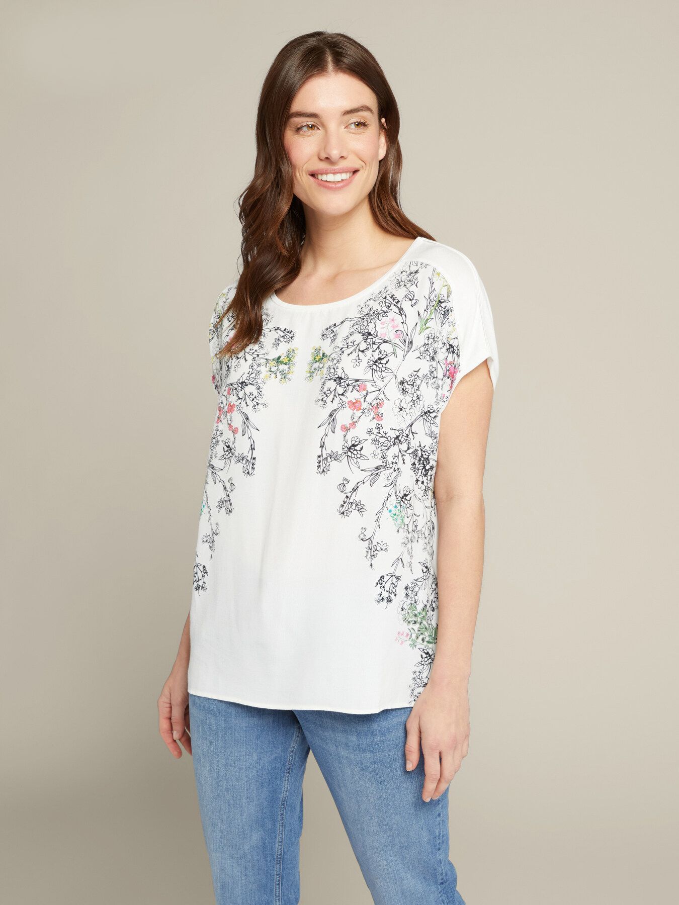 Блузка с коротким рукавом