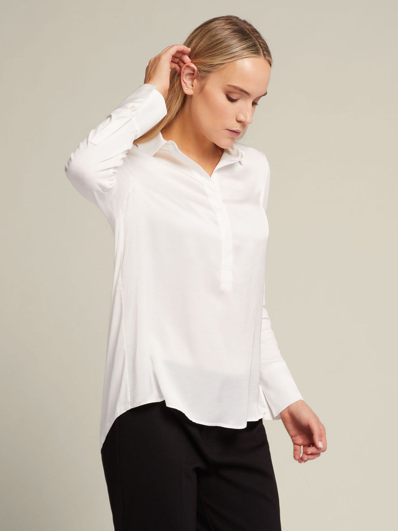 Рубашка-поло из вискозы