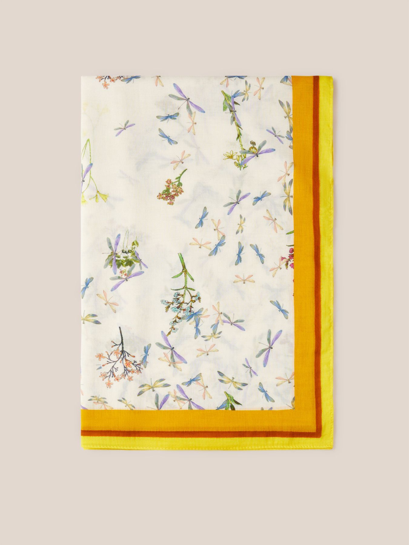 Палантин с принтом