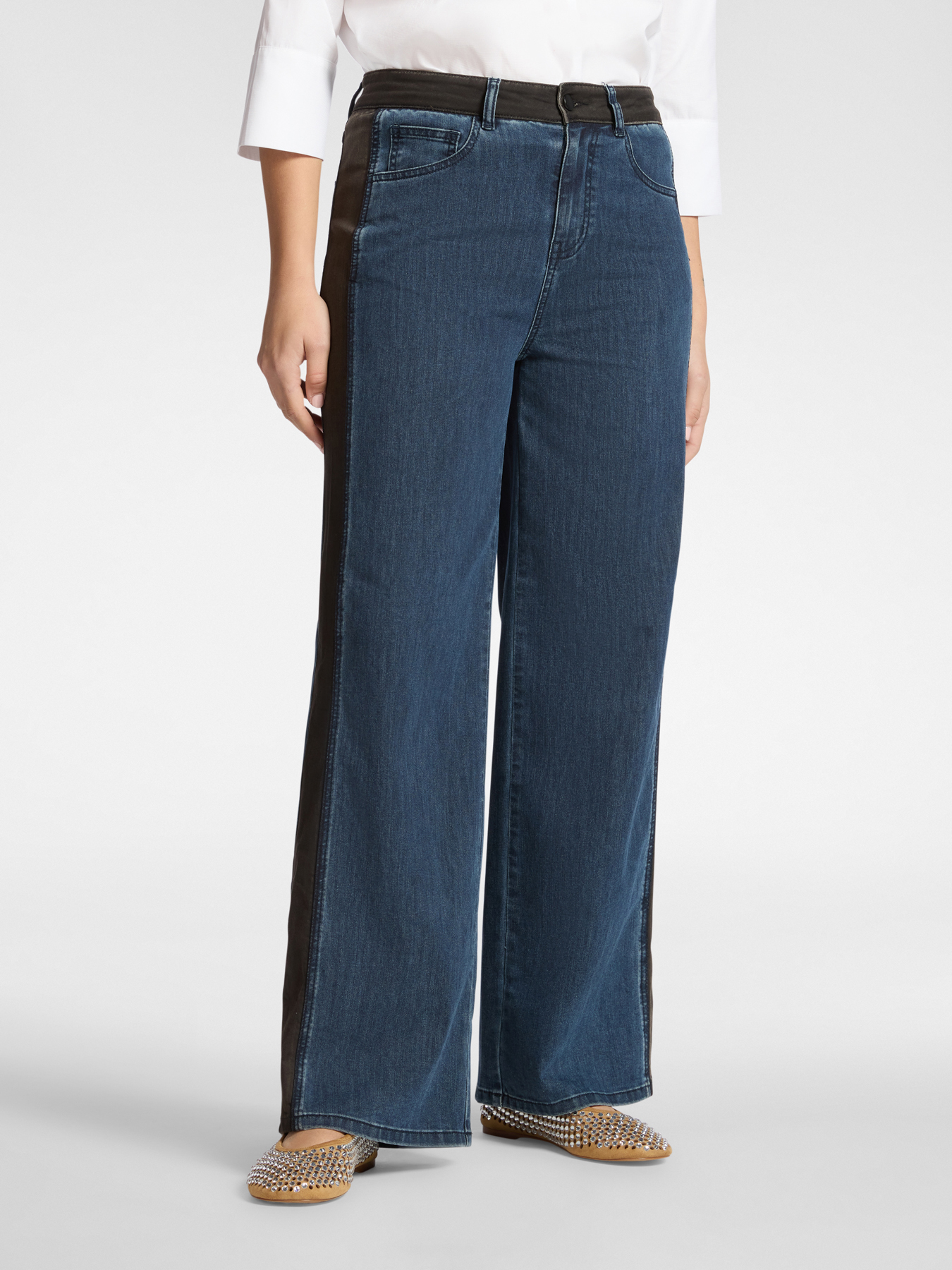 Джинсы свободного кроя Ванда