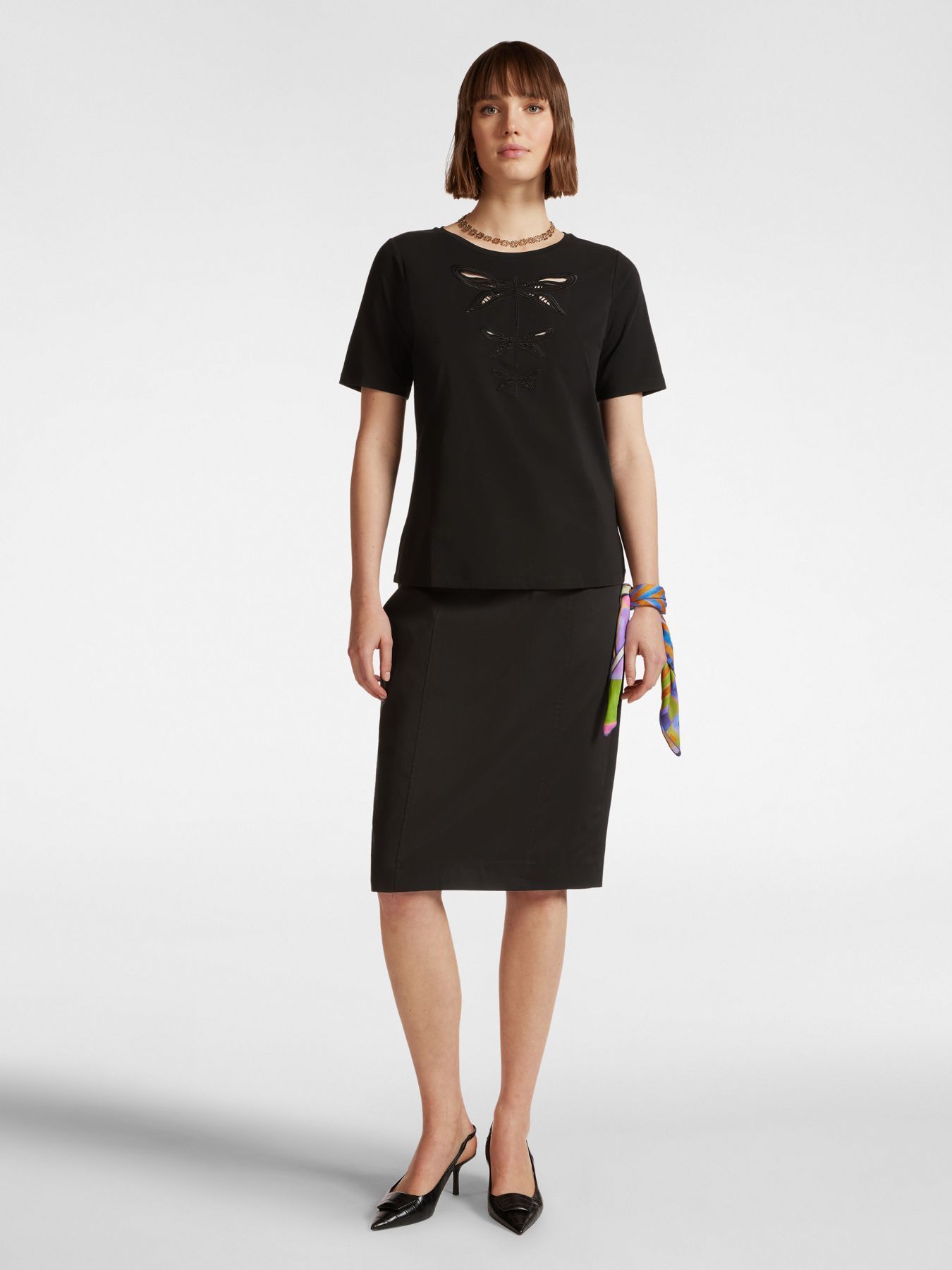 Футболка из эластичного хлопка