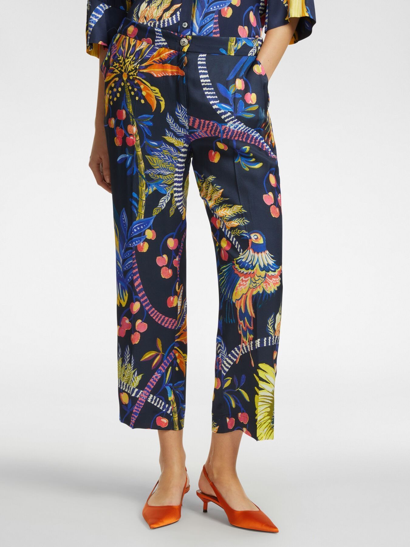 Брюки-чинос из 100% вискозы