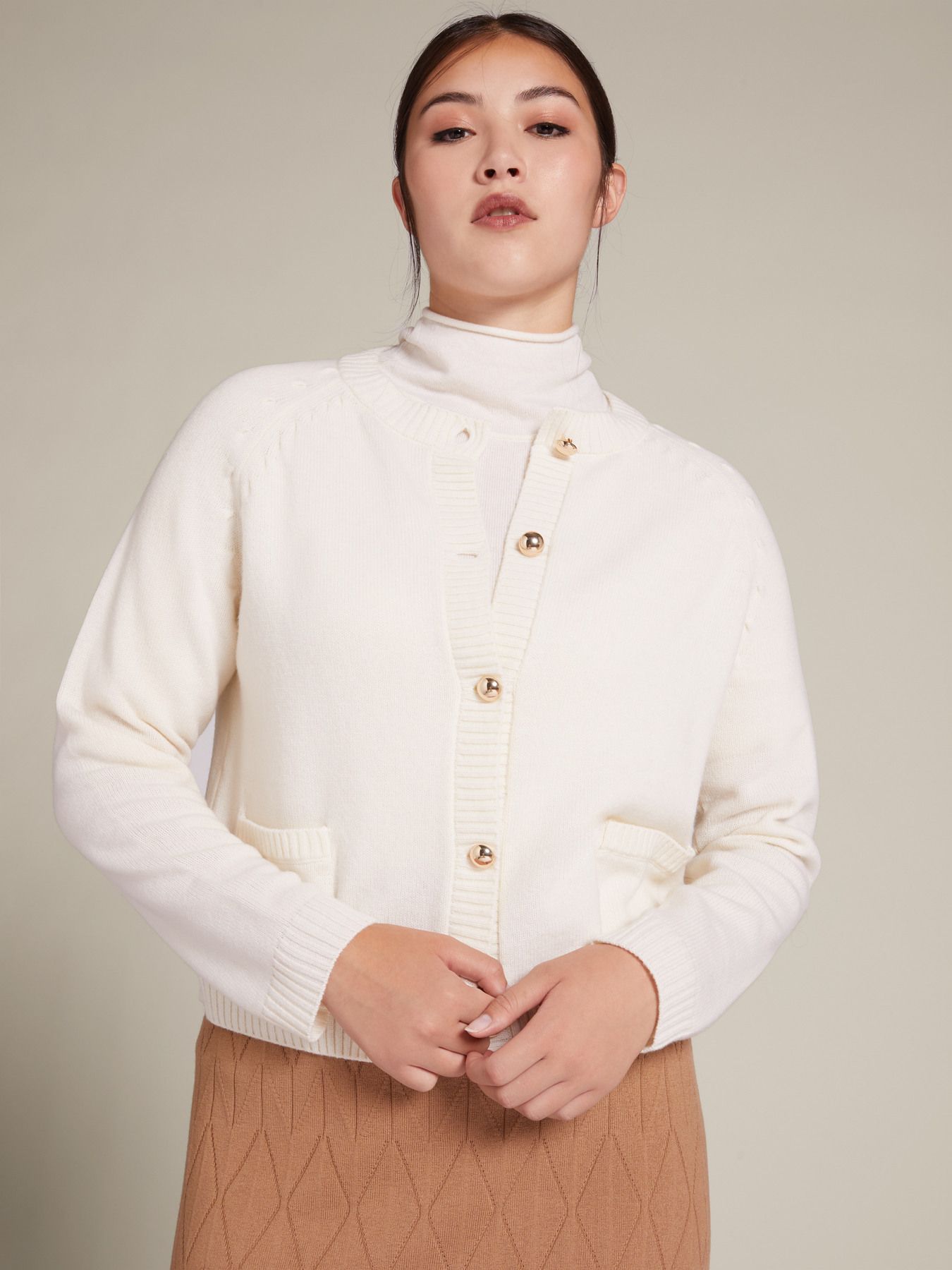 Укороченный кардиган