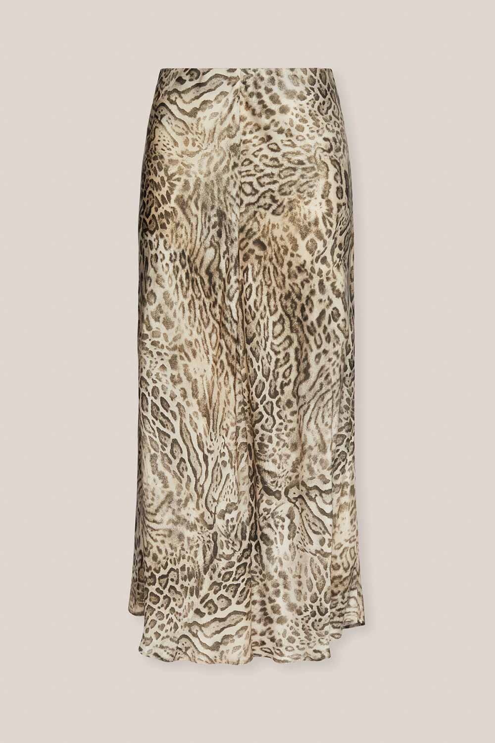 Асимметричная юбка-миди