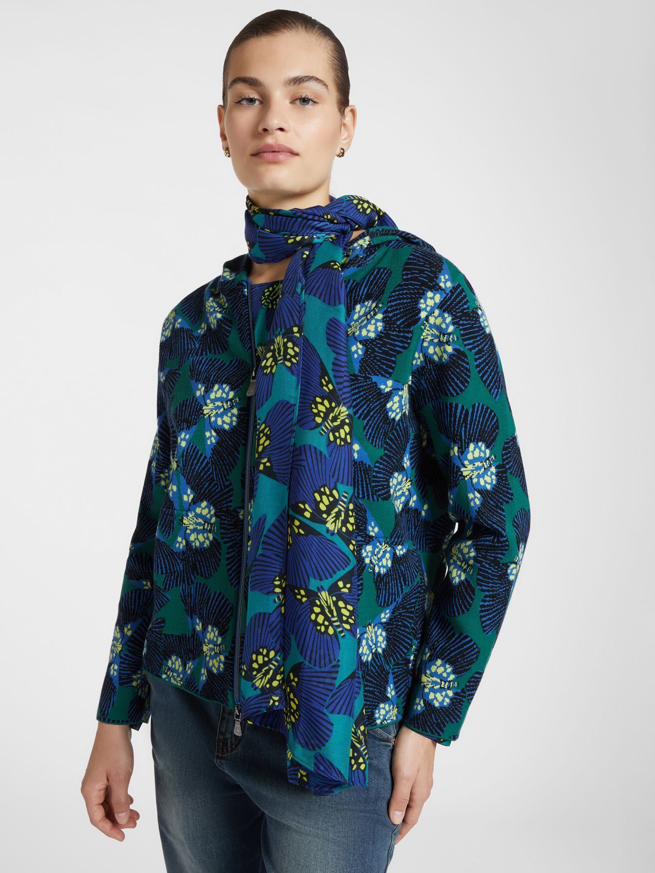 Палантин с принтом