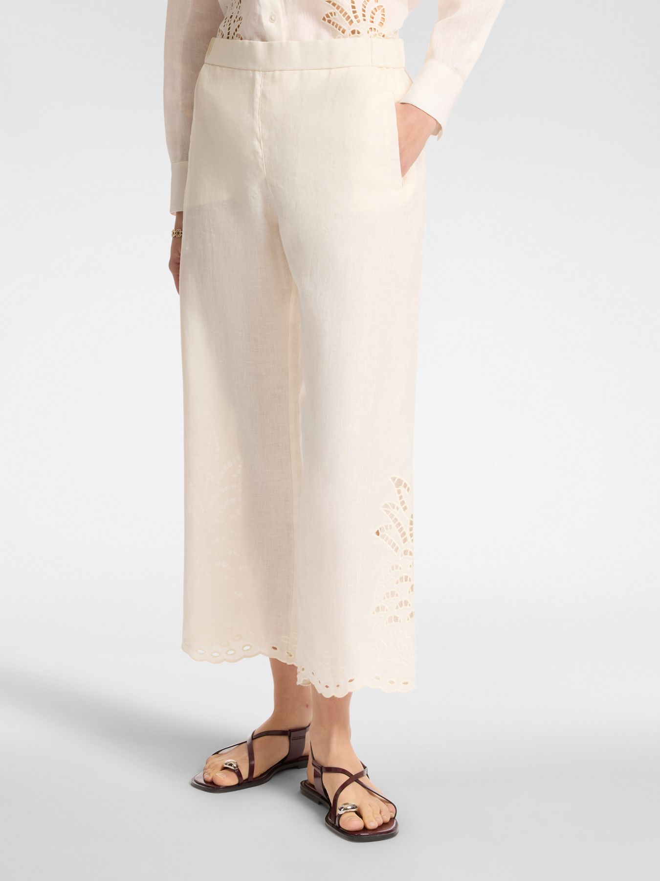 Брюки из 100% льна