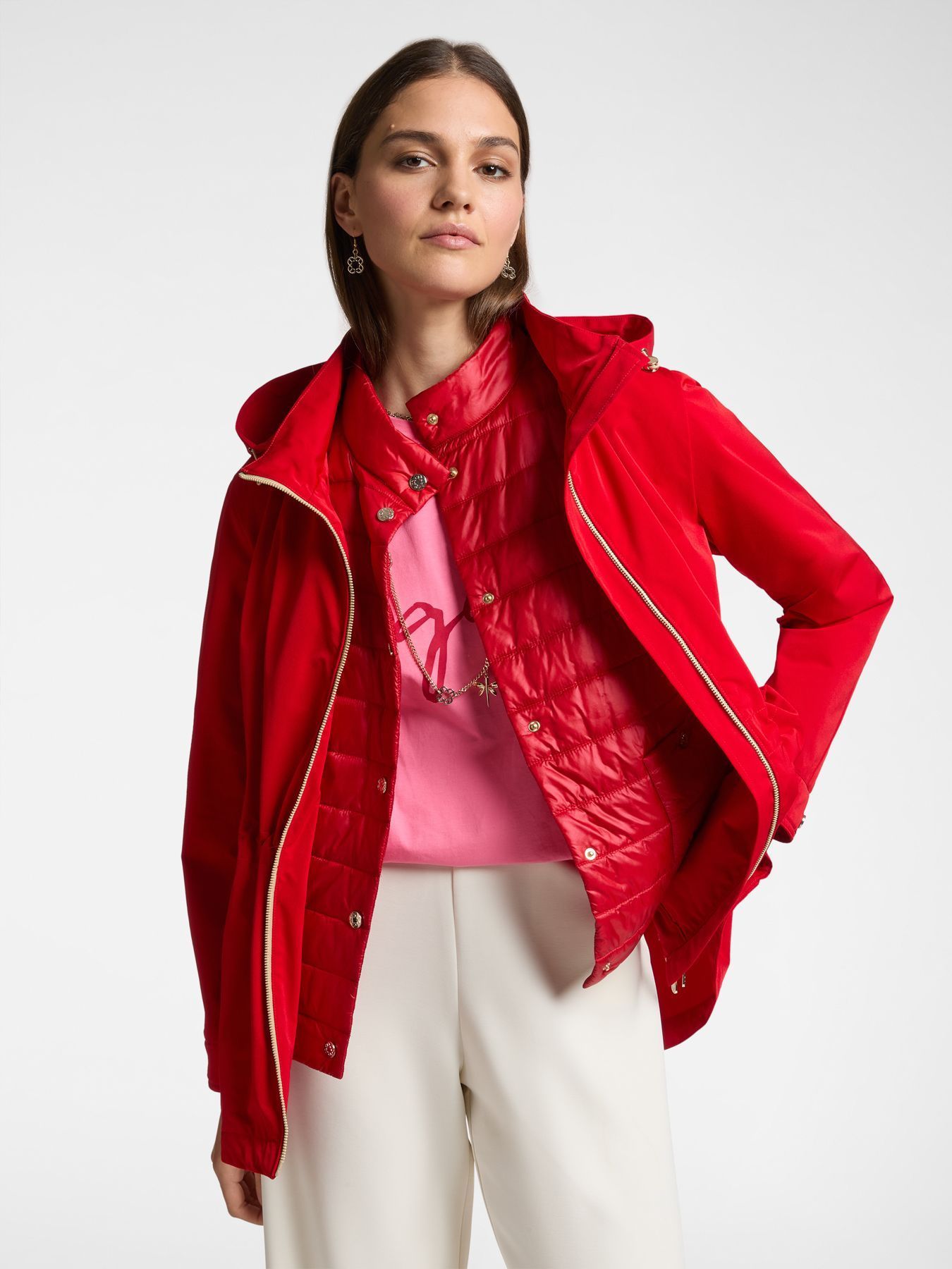 Куртка 3-в-1 из стрейч нейлона