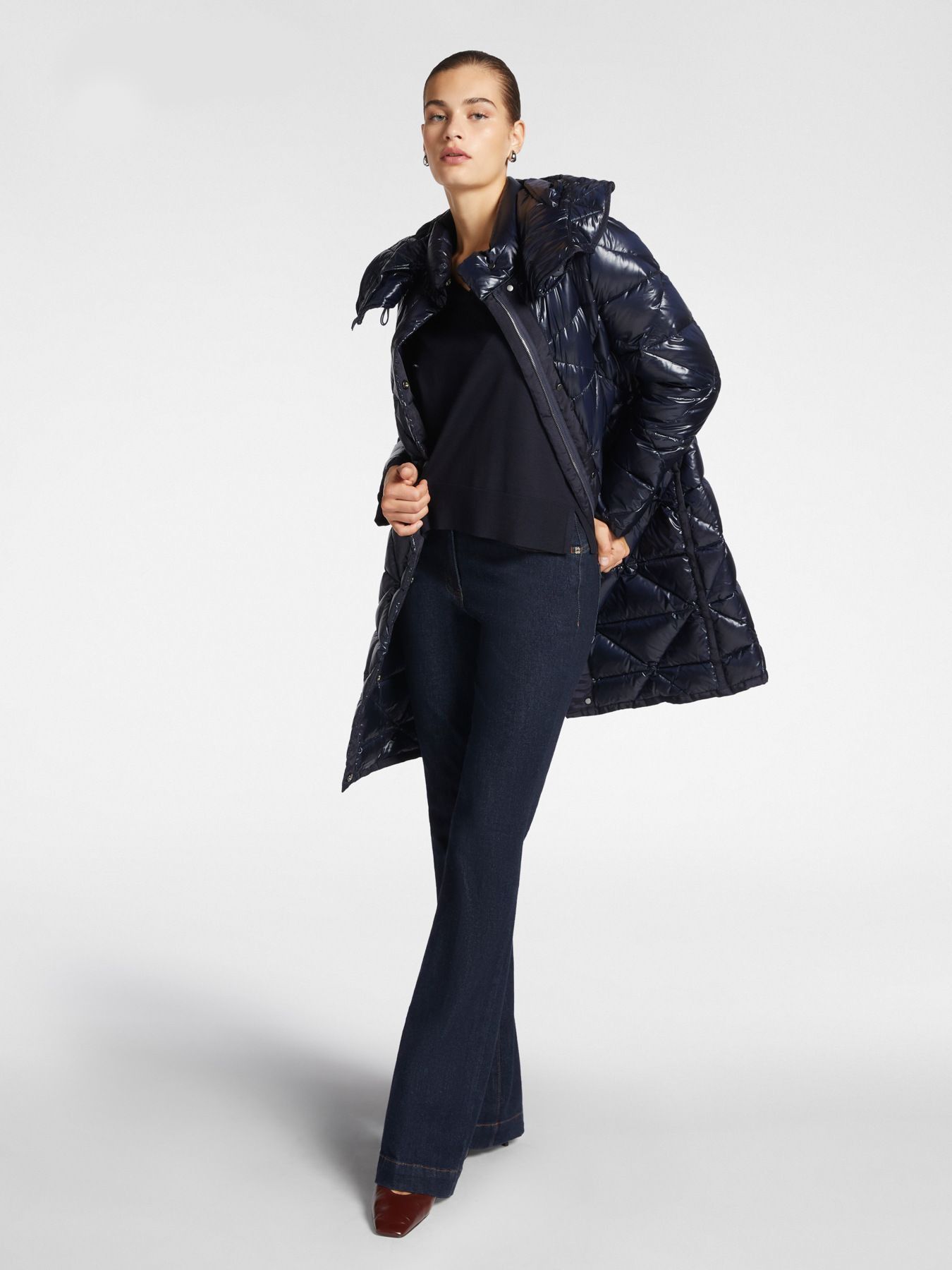 Пуховик оригами