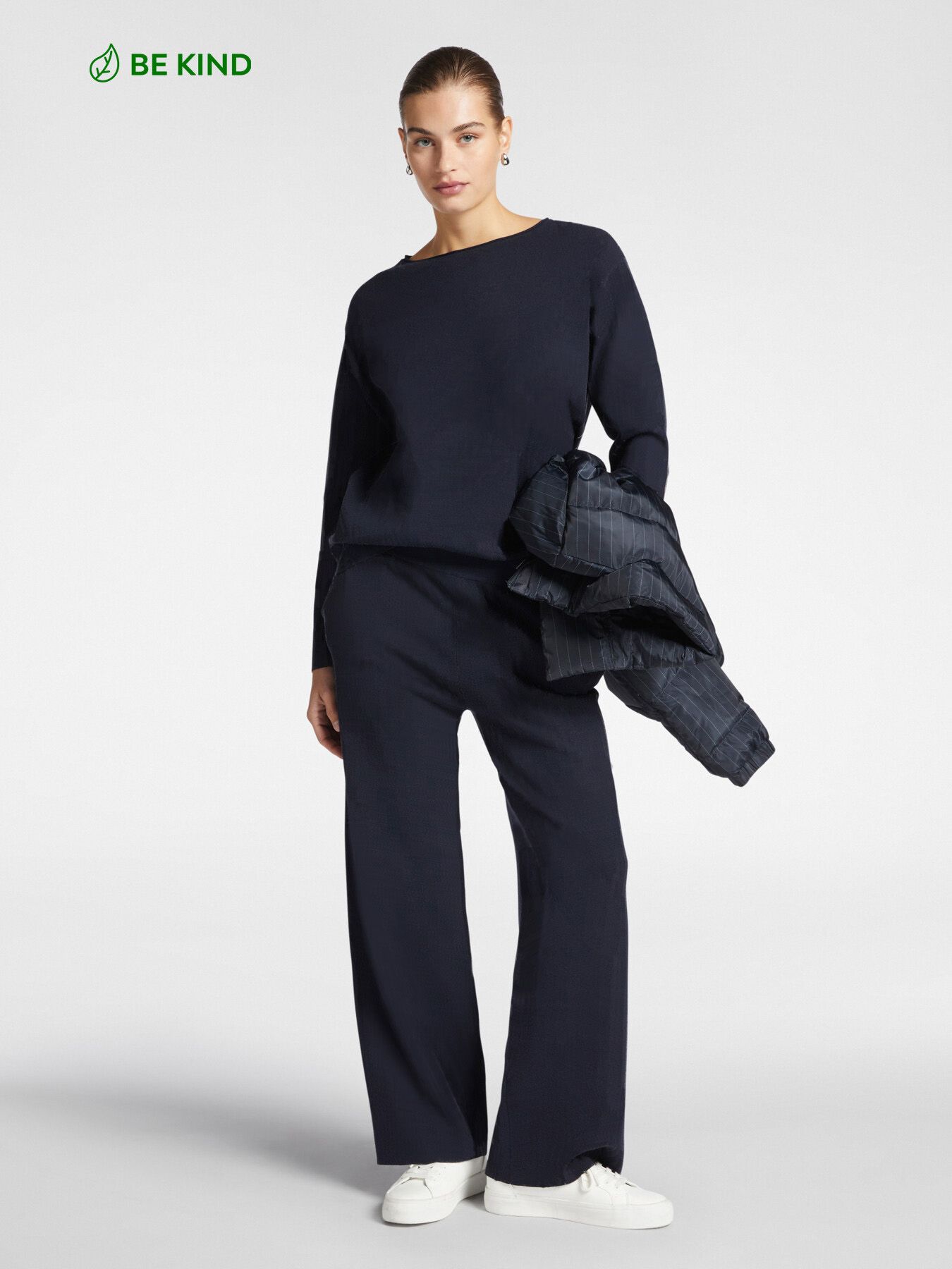 Брюки из жаккардовой ткани