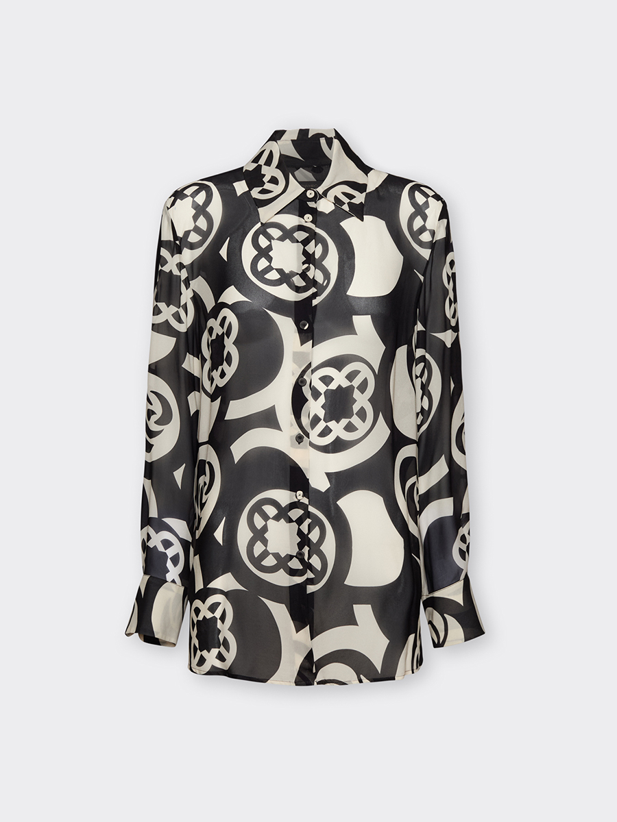 Блузка из вискозного жоржета