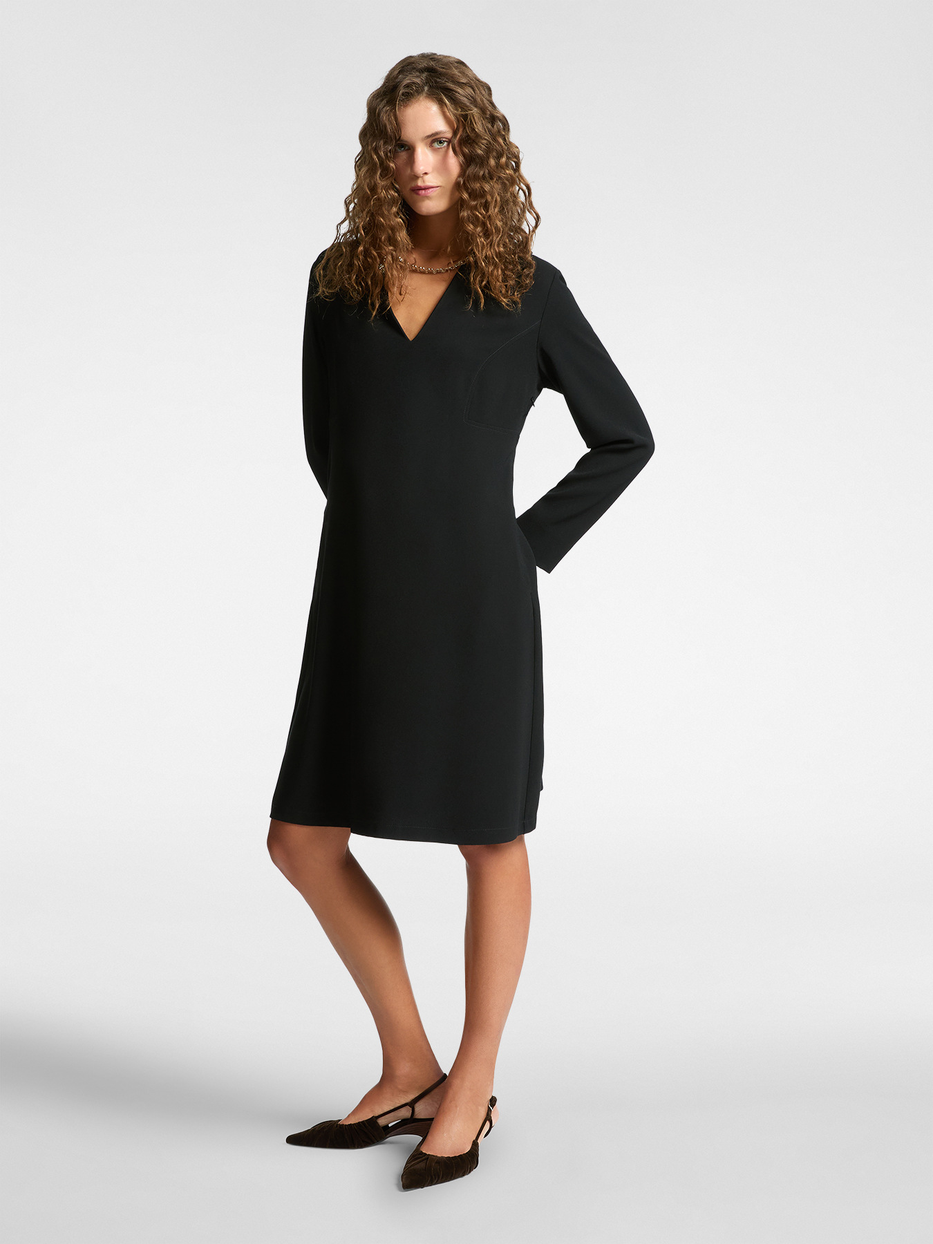 Платье А-силуэта