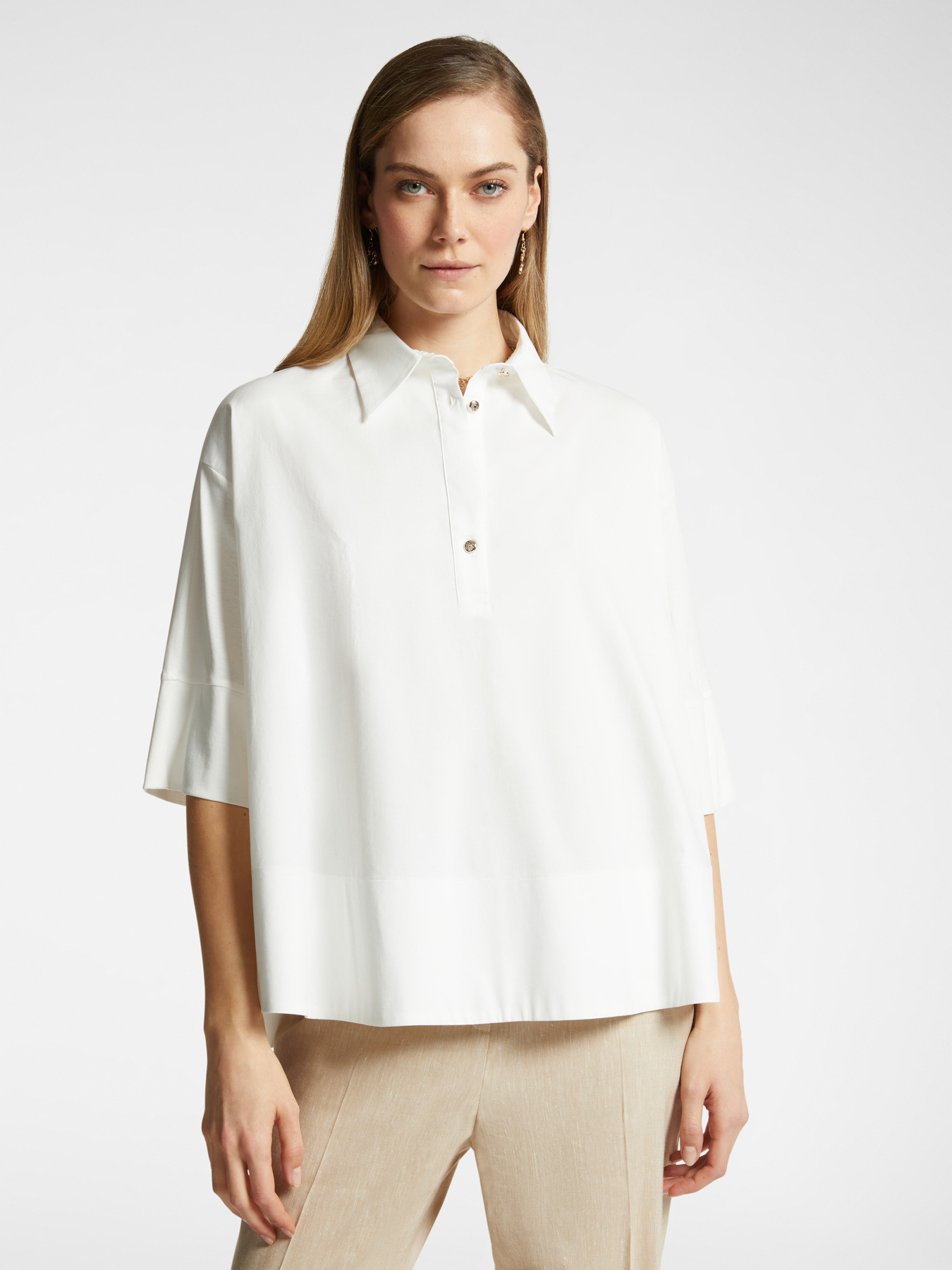 Поло из эластичного хлопка