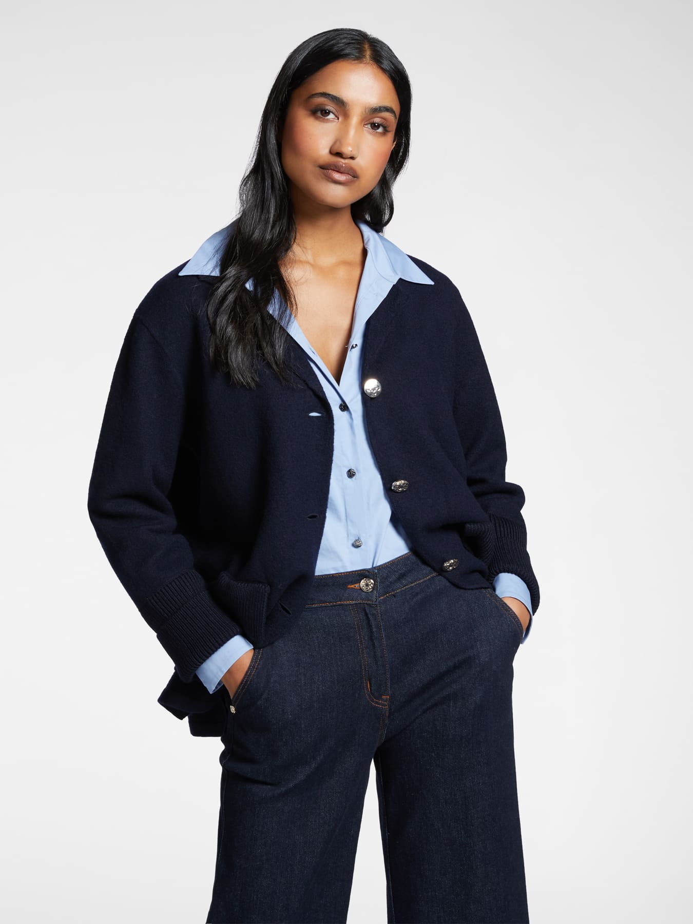 Кардиган из 100% шерсти