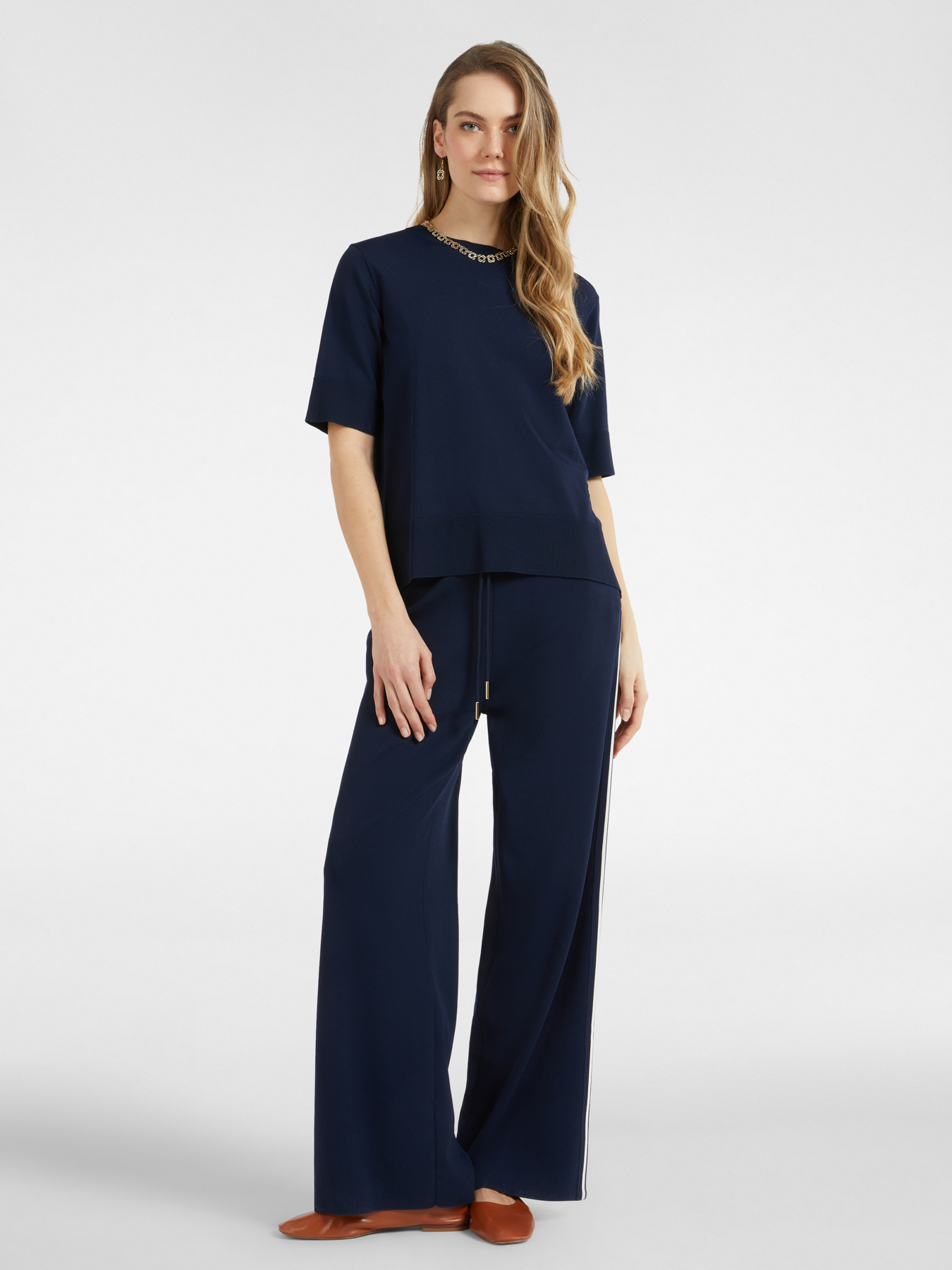 Джемпер из вискозного крепа