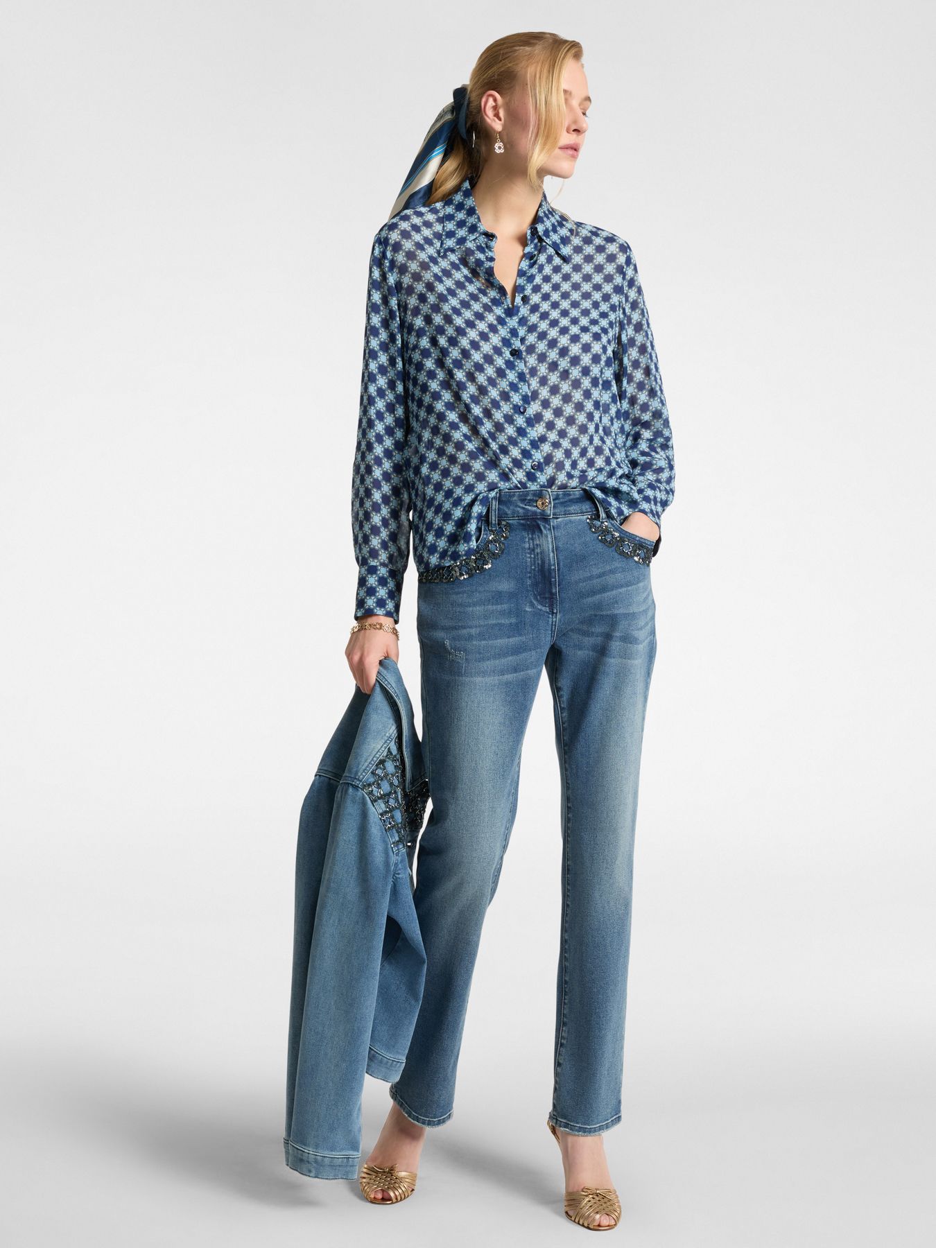 Джинсы прямого кроя Роуз