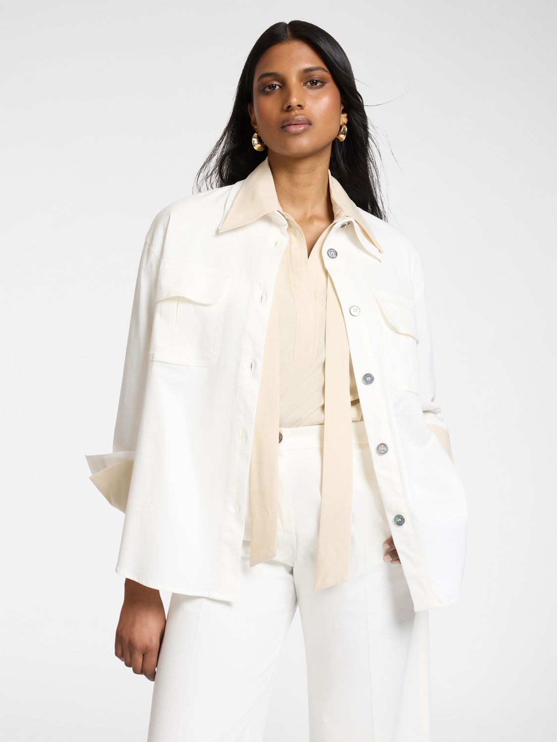 Рубашка из эластичного хлопка