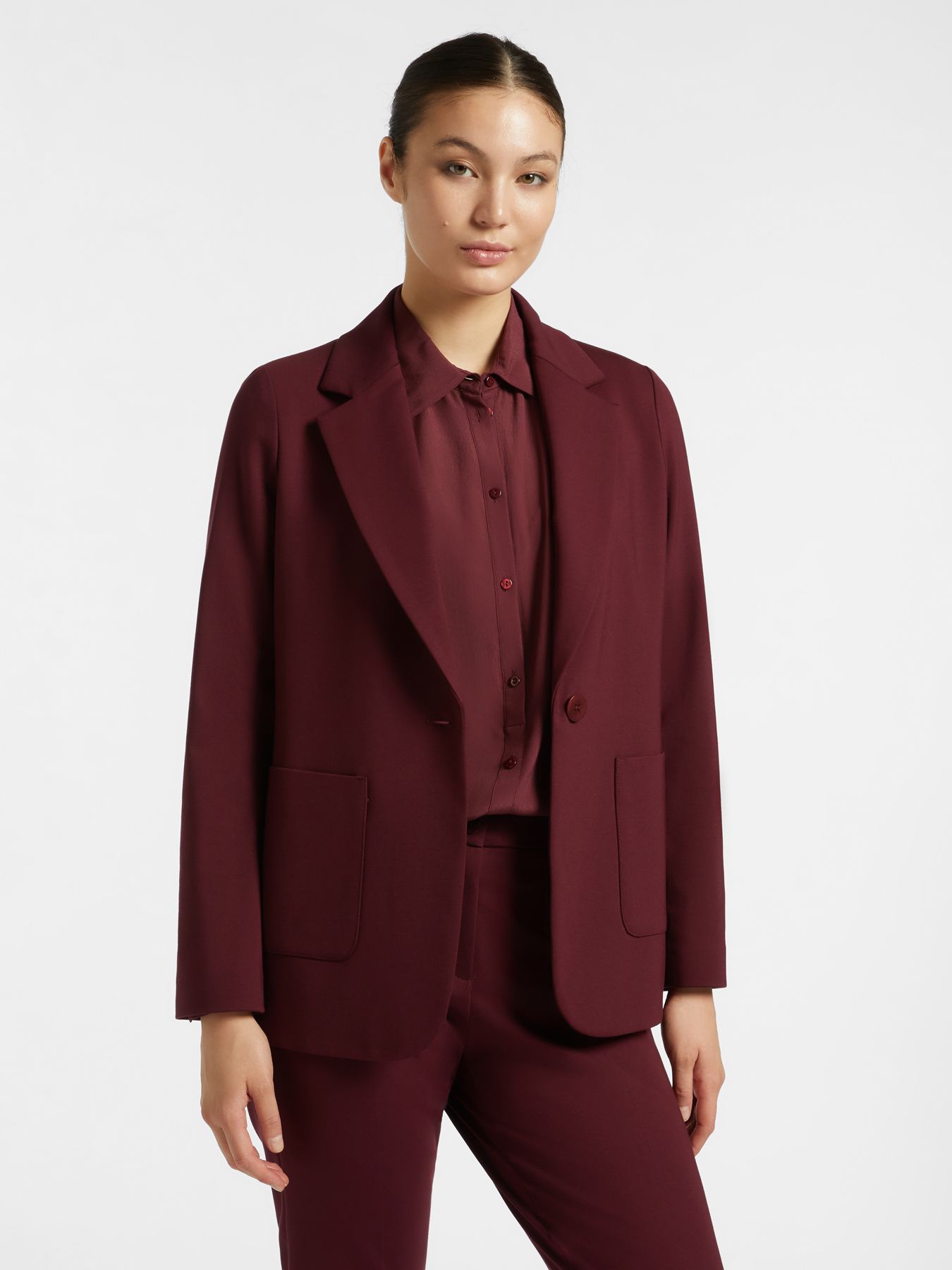 Жакет из ткани Пунто-Милано