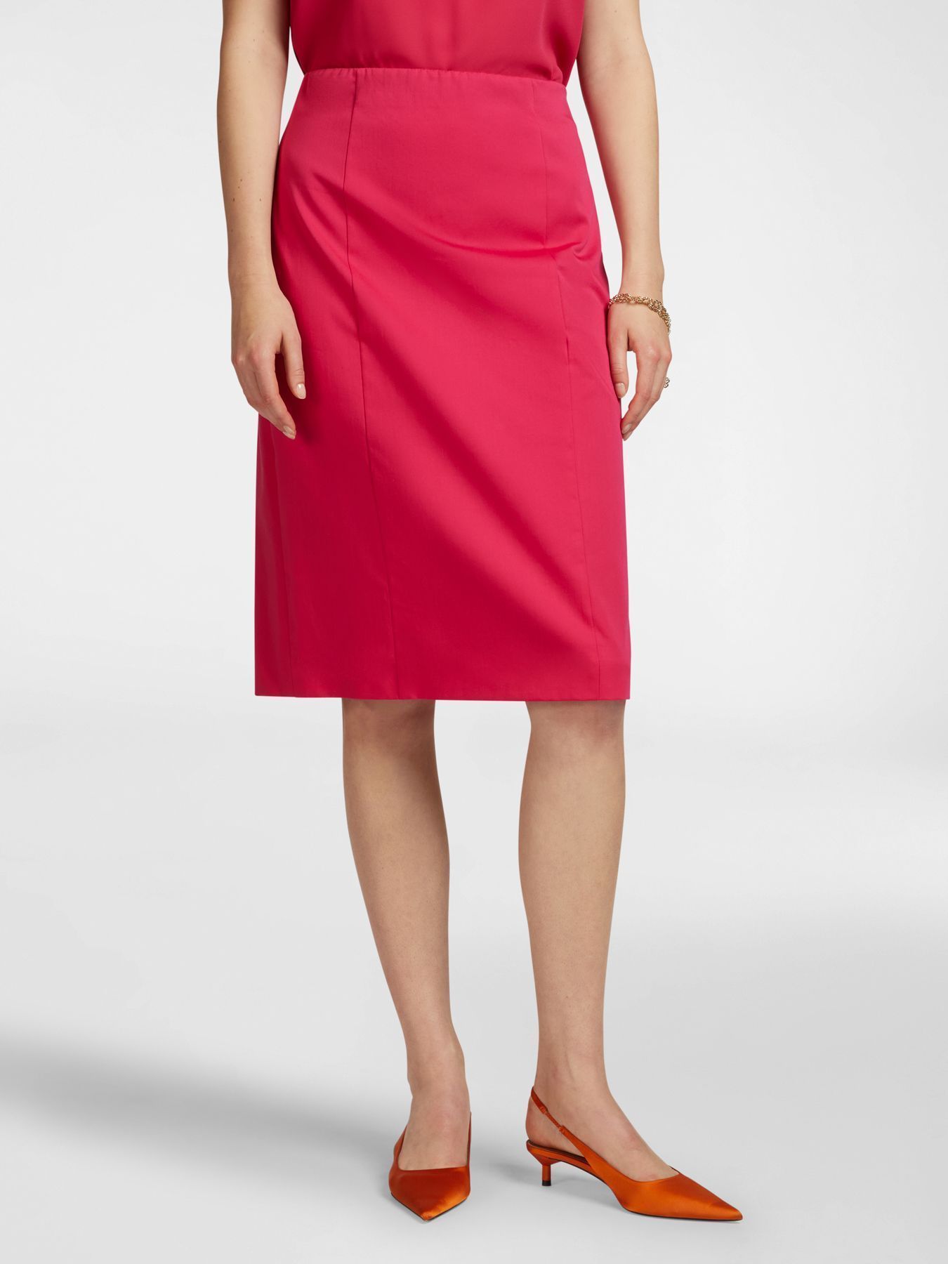 Юбка-карандаш из смесового хлопка