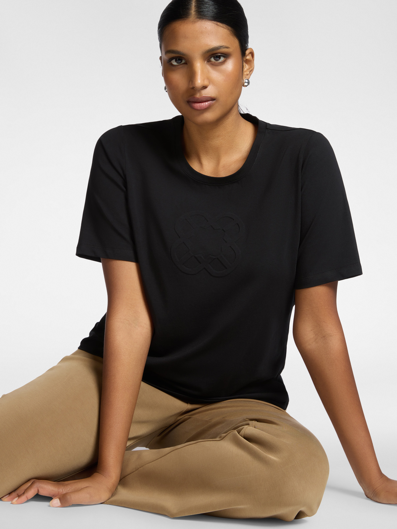 Футболка из хлопкового трикотажа