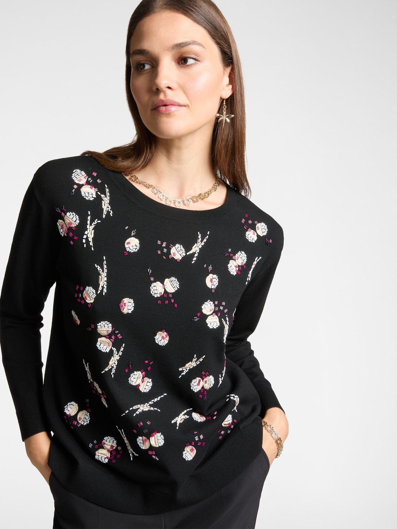 Джемпер из смесовой вискозы