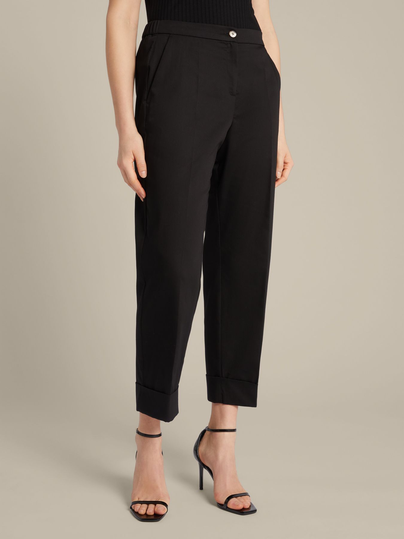 Топ из 100% эко-вискозы синий Elena Mirò