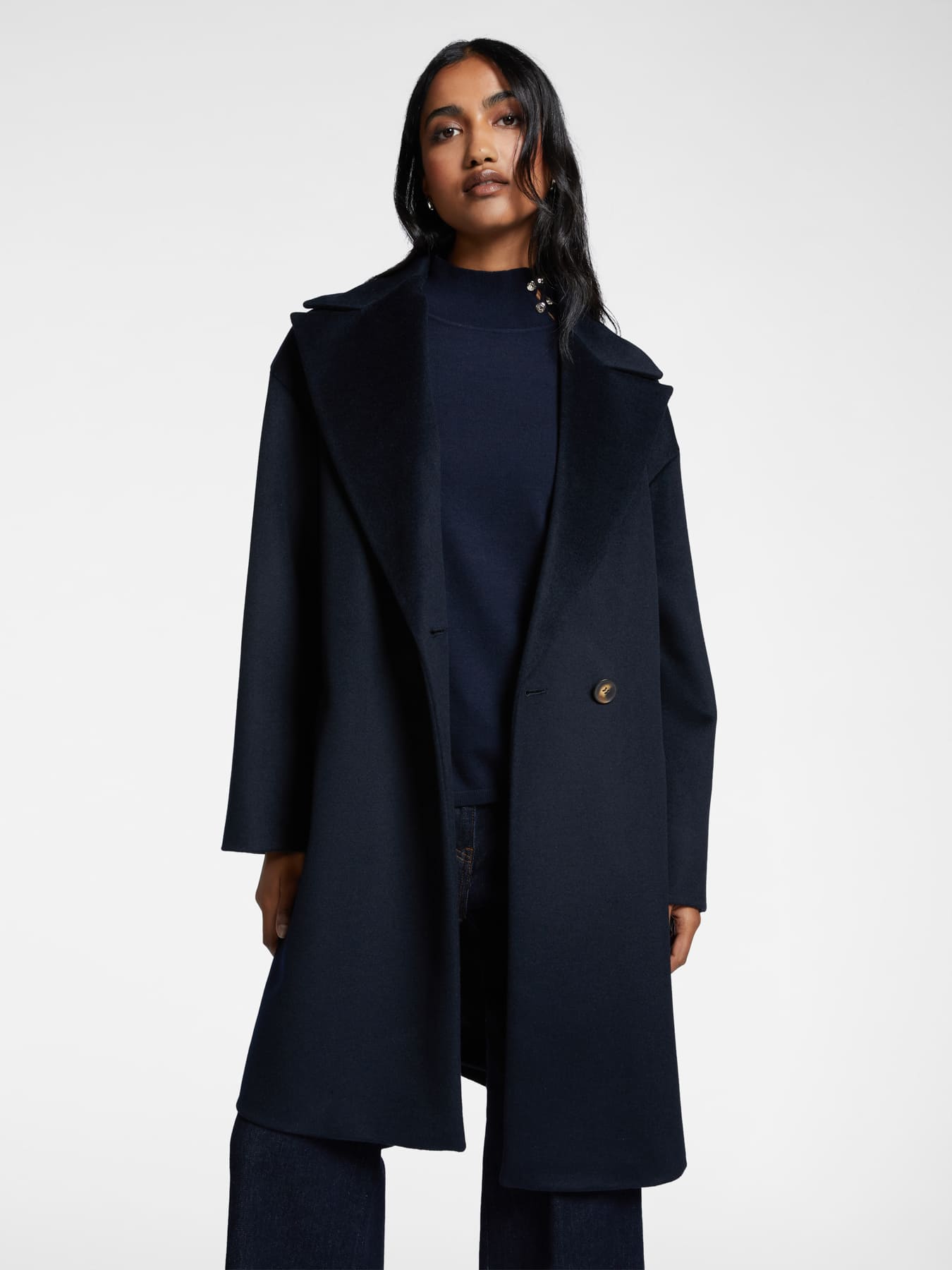 Пальто из 100% шерсти