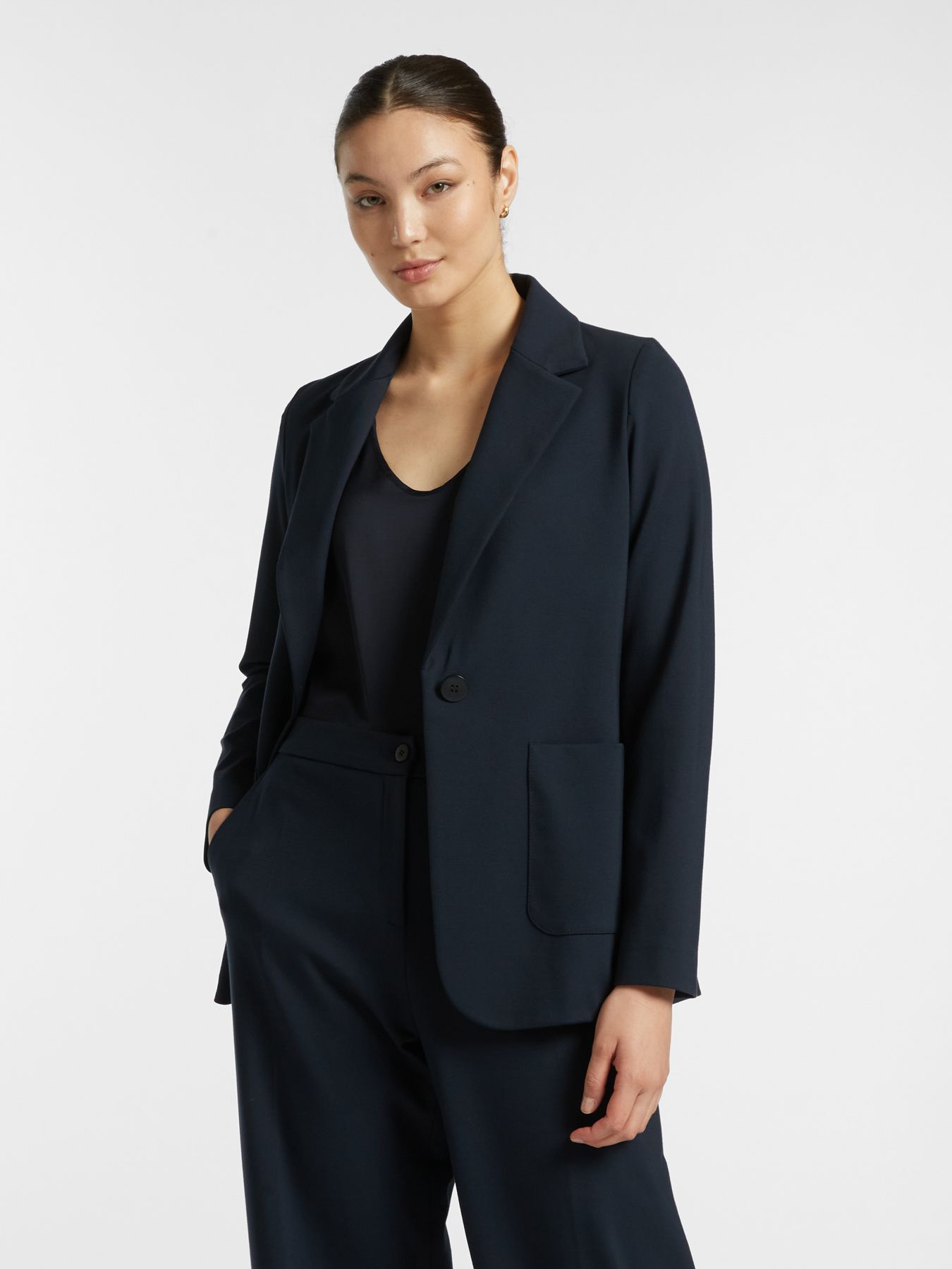 Жакет из ткани Пунто-Милано