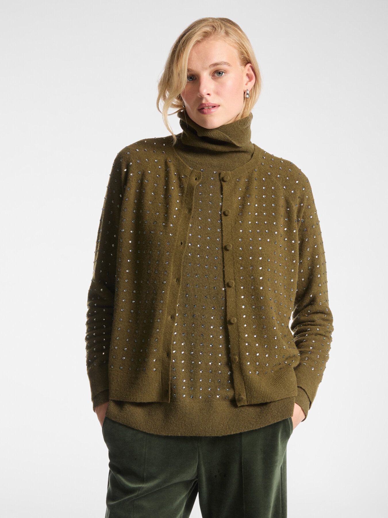 Укороченный кардиган