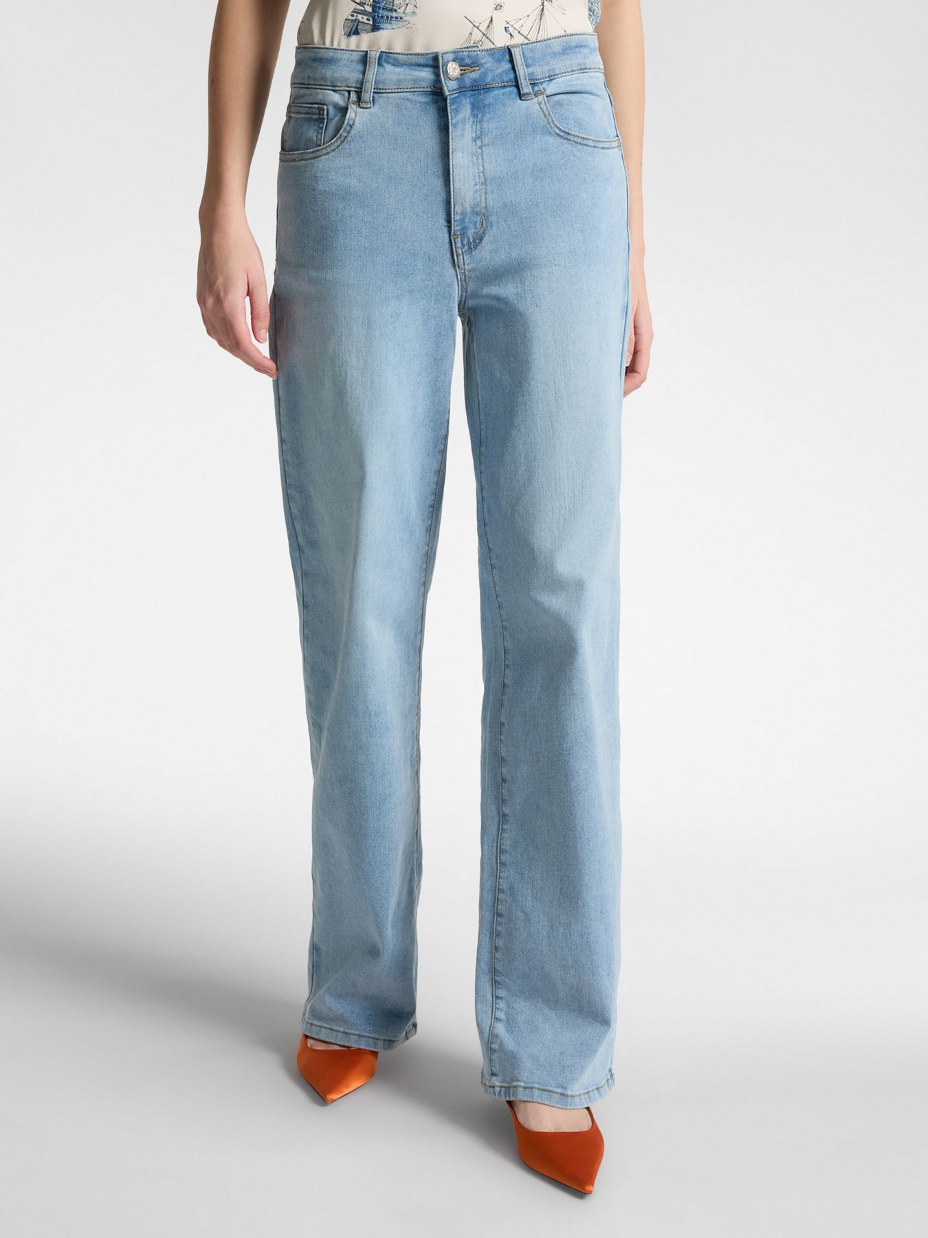Джинсы прямого кроя Ванда