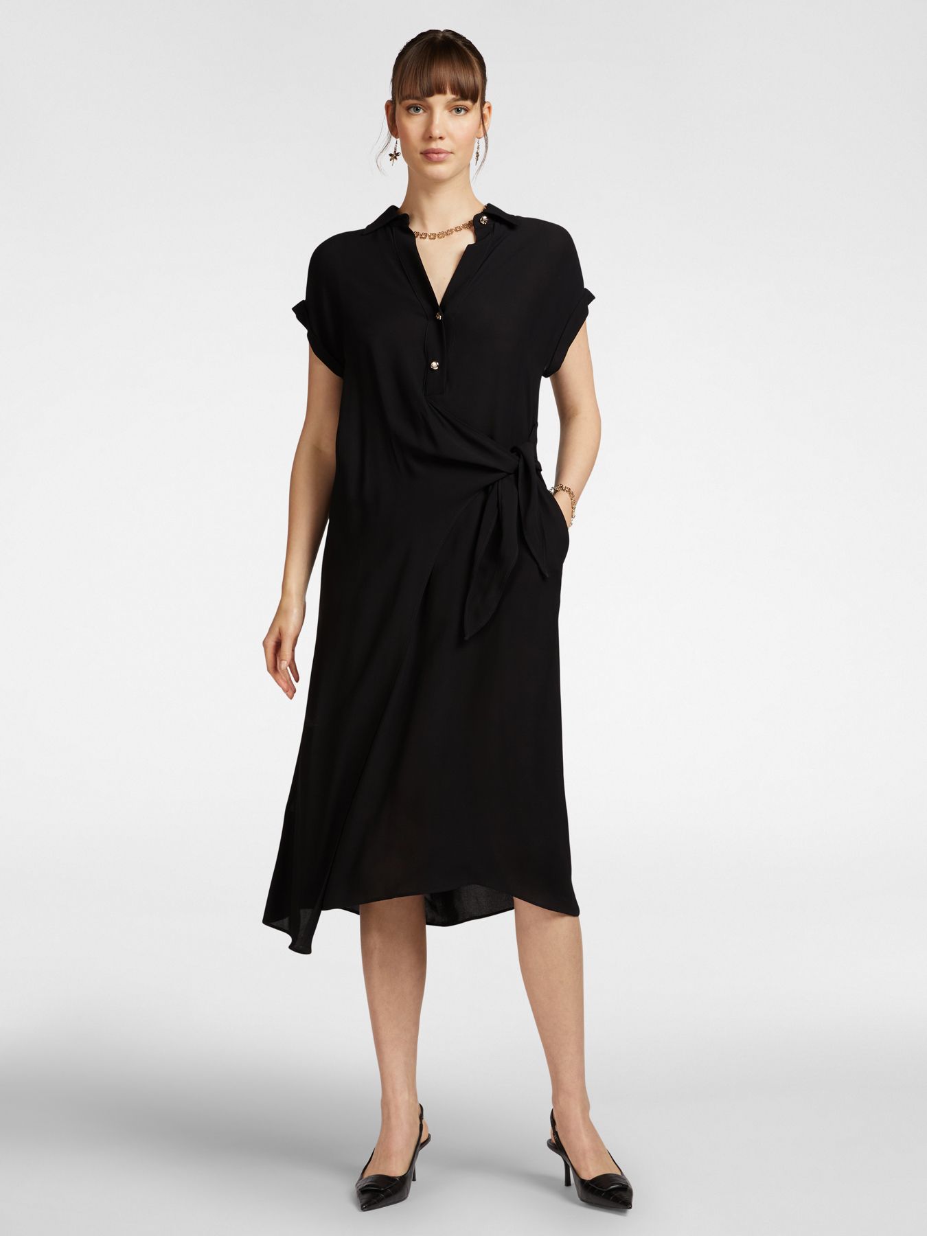 Платье-шемизье из вискозы