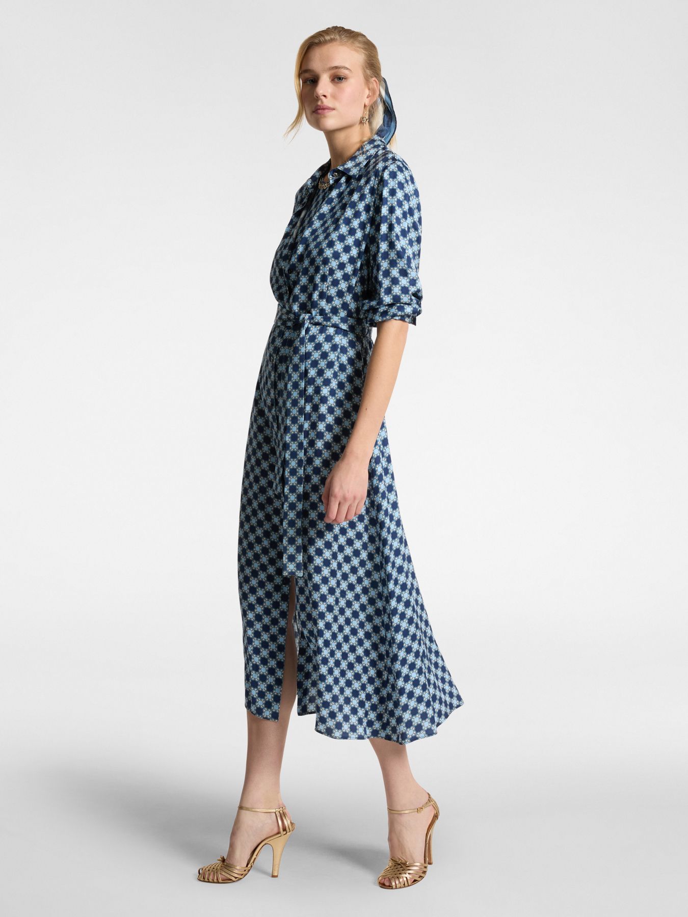 Платье-миди из 100% вискозы