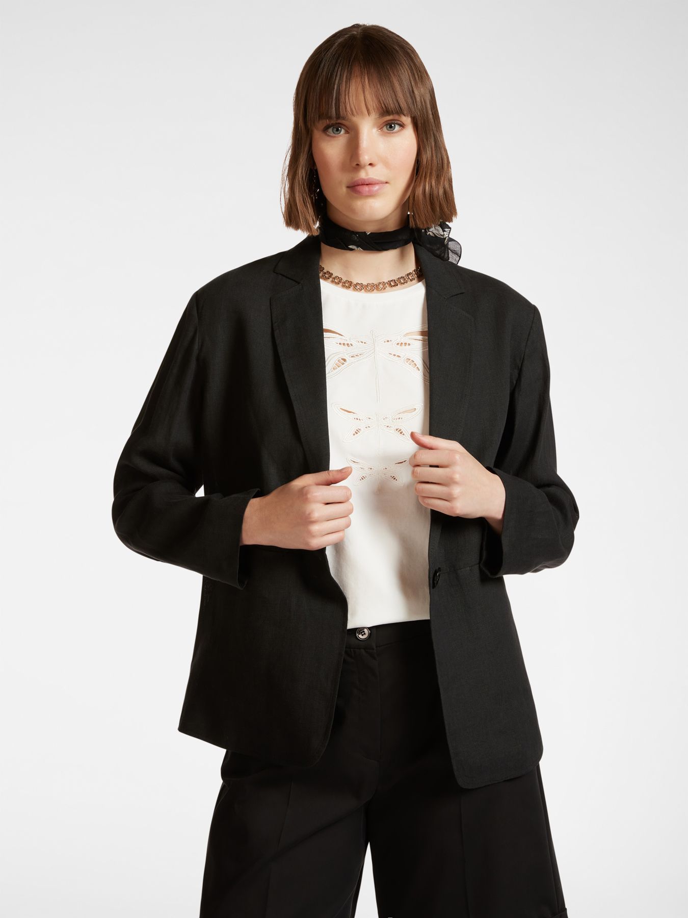 Жакет из 100% льна